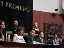 Con 92 votos en favor y 27 en contra, senadores aprueban en lo general el segundo dictamen de leyes energéticas. NTX /