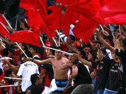 Lo que mostró el Atlas en la cancha no fue suficiente para el público, que al final del encuentro lanzó abucheos.  /