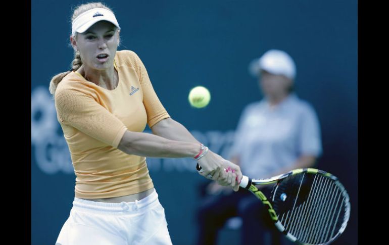 Wozniacki buscará ganar su vigésimo segundo título profesional. EFE /