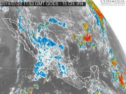 En el estado de Jalisco se esperan lluvias fuertes y cielo nublado. Foto: Conagua. ESPECIAL /