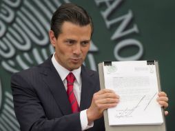 Enrique Peña Nieto fue reconocido en Twitter por varios políticos mexicanos. ARCHIVO /
