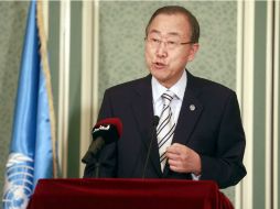 El secretario general de la ONU, Ban Ki-moon, inició el domingo en Doha una gira por Medio Oriente. EFE /