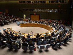Aspecto de la reunión del Consejo de Seguridad de la ONU. AFP /