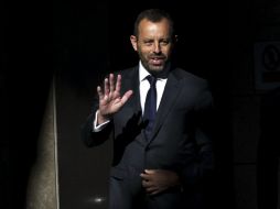 Rosell estuvo tres horas en comparecencia ante el juez Ruz y los abogados de cada una de las partes. EFE /