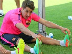 La ardua competencia le impidió a Bojan Krkic encontrar un lugar. Twitter: @FCBarcelona_ES. ESPECIAL /
