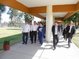 Aristóteles Sandoval vista el Centro de Atención Integral Juvenil del Estado de Jalisco, conocido también como ''la Granja''. ESPECIAL /