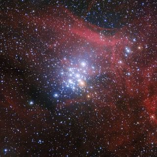 Captan una nueva imagen de un cúmulo estelar