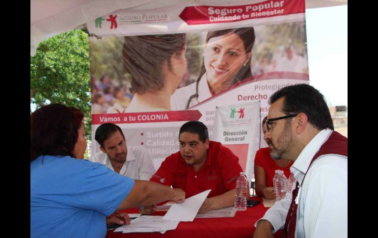 Se irán visitando los municipios llevando el registro de los cambios para el Seguro Popular. ESPECIAL /