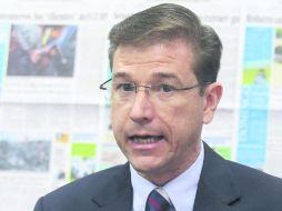 El vocal ejecutivo de la Comisión de Planeación Urbana, Diego Delfín, ayer en la Mesa de Redacción de EL INFORMADOR.  /