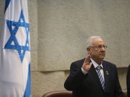 Reuvén Rivlin jura como el décimo presidente de Israel. AP /