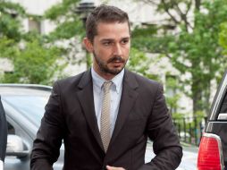 El actor Shia LaBeouf saliendo de la corte en Manhattan. AFP /