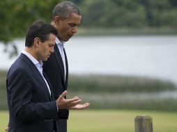 Enrique Peña Nieto y Barack Obama buscan terminar con el problema de la migración de menores no acompañados. ARCHIVO /