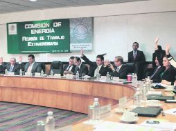 Con cambios. La Comisión de Energía (foto) hizo modificaciones que deberán regresar al Senado para ser votadas. NTX /