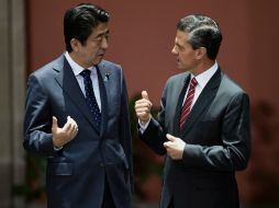 El primer ministro japonés felicita a Peña Nieto por las reformas estructurales. AFP /