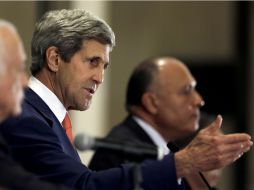 John Kerry abandonó El Cairo este viernes sin conseguir cerrar una tregua duradera entre Israel y Hamas. AP /