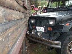 Los daños ocasionados a la casa fueron menores. AP /
