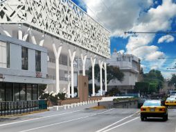 Imagen del render del proyecto conceptual ganador para el nuevo Mercado Corona. ESPECIAL /