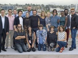 El elenco de la serie de zombies, presente en la Comic-Con. EFE /