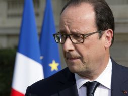 Hollande dice que se van a facilitar ''medidas de acompañamiento'' para aquellos familiares que quieran acudir a la zona del siniestro. AFP /