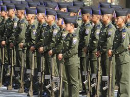 La ceremonia fue presidida por el general Salvador Cienfuegos Zepeda.  /