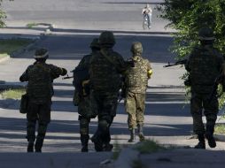 Las tropas ucranianas ya se encuentran en los alrededores de Górlovka para continuar la ofensiva hacia Donetsk. AP /