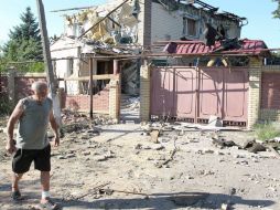 Tropas ucranianas continúan estrechando el cerco en Lugansk y Donetsk, las plazas fuertes de los rebeldes prorrusos. EFE /