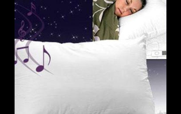 La almohada no producirá algún sonido hasta que se encuentre conectada. ESPECIAL /