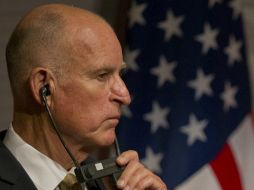 El gobernador Jerry Brown se encuentra en una visita oficial en la Ciudad de México. AP /