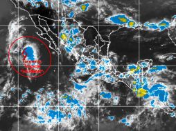 'Hernán' se localiza a aproximadamente 895 kilómetros al oeste-suroeste de Cabo San Lucas. TOMADA DE @conagua_clima  /