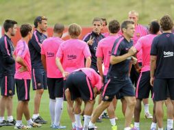 Las autoridades del equipo catalán dieron a conocer las cifras con las que operan. EFE /