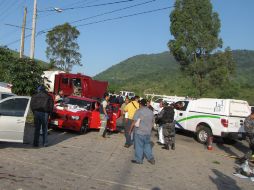 Los peritos forenses contaron 140 casquillos, 109 de calibre .223 y 31 de calibre 7.62.  /