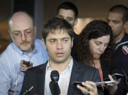 Kicillof aseguró que todavía no se ha fijado hora para la reunión de mañana. AP /
