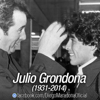 Maradona despide a Julio Grondona