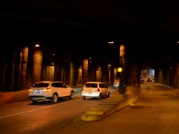 Hasta el momento solo se ha abierto la circulación del túnel de Norte a Sur (Zapopan-Guadalajara). . ARCHIVO /