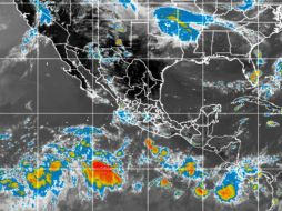 El sistema de baja presión se encuentra a 480 kilómetros al suroeste de Cabo San Lucas. TOMADA DE smn.cna.gob.mx  /