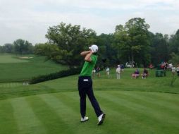 El jalisciense busca su tercera victoria de la temporada para entrar a la gira de la PGA. TWITTER: @carlosortizgolf. ESPECIAL /