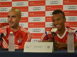 El ex director del barcelona(izq)  mencionó que este juego le trae muchos recuerdos en su paso por el futbol mexicano. ESPECIAL /