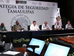 Osorio Chong evalúa los resultados de la Estrategia de Seguridad Tamaulipas. NTX /