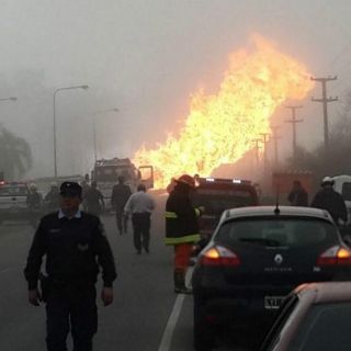 Explosión de gasoducto en Argentina deja siete heridos graves