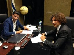 Guillermo arriba a su primer experiencia en la Liga BBVA. Twitter: @MalagaCF. ESPECIAL /