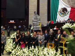 Este ''funeral'' fue anunciado por la vicepresidenta de la mesa directiva, la perredista Aleida Alavez. Foto: @ALEIDAALAVEZ. ESPECIAL /