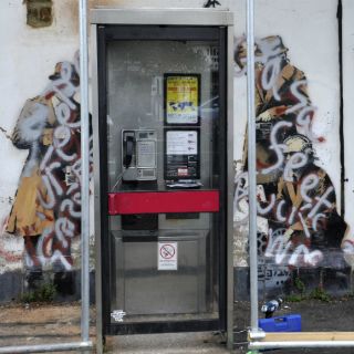 Mural de Banksy es vandalizado en Inglaterra