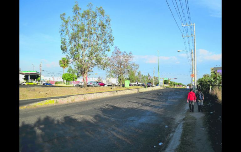 Juan Gil Preciado. Zona próxima a donde se instalará la estación del extremo de la Línea 3 del Tren Ligero que corresponde a Zapopan.  /