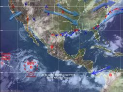 La mayor parte del país continuará con lluvias. Foto: Conagua. ESPECIAL /