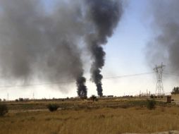 Los ataques comenzaron desde el jueves cerca de una refinería al norte de Iraq. EFE /