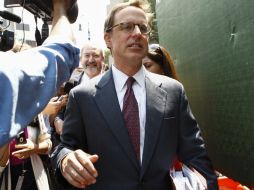 El abogado del Estado argentino Jonathan Blackman continúa con las negociaciones en la corte del distrito sur de Manhattan. EFE /