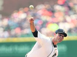 Dominador. El pitcher venezolando Aníbal Sánchez consiguió su octava victoria de la campaña. AFP /