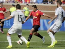 Javier marcó el tercer gol ante Real Madrid, pero su actuación no agradó del todo al estratega. AP /