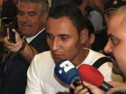 Navas causó revuelo en el Aeropuerto Adolfo Suárez Madrid-Barajas. EFE /