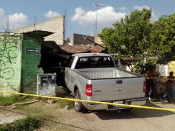 Los ladrones se estrellaron en una finca deshabitada.  /